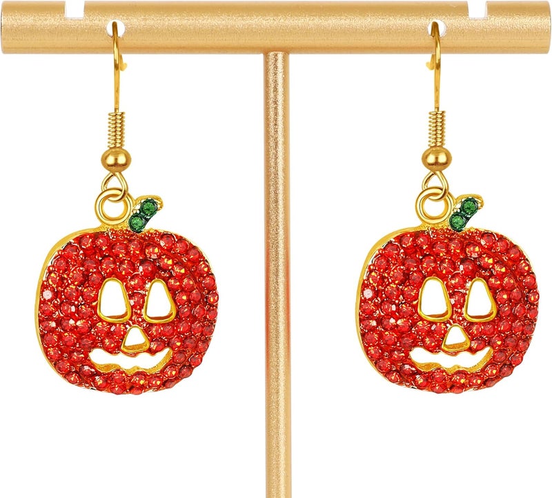 Fullive Thanksgiving Earrings, Fall Stud Dangle Turkey Earrings, Hypoallergenic Thanksgiving Accessory for Women Adult - Image 4